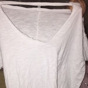 White shirt sleeve with choker